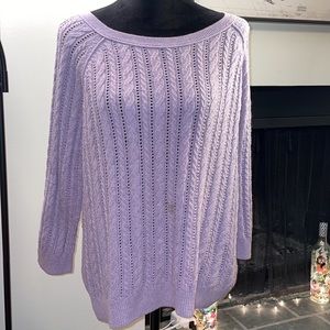American Eagle light purple sweater